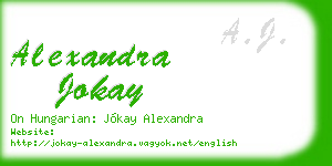 alexandra jokay business card